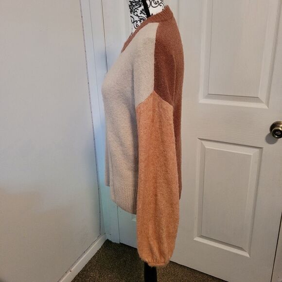 Madewell Payton color block wool alpaca blend sweater - Picture 3 of 6